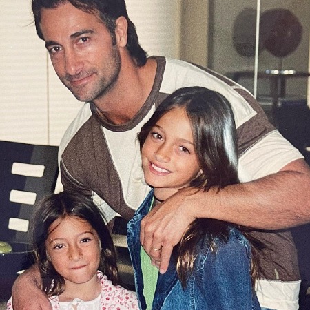 Catherine Fulop two daughters when they were little.